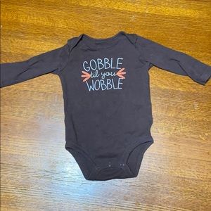 Thanksgiving onesie